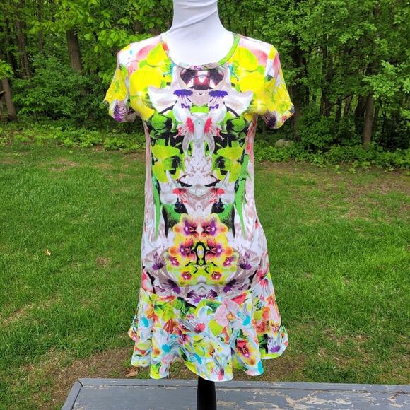 Prabal Gurung for Target Tropical Floral T-shirt Dress size S/P - Picture 1 of 10